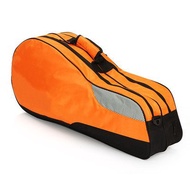 11💕 Badminton Racket Bag Buggy Bag Double Layer Lightweight Badminton Bag Racket Bag Portable Gym Bag Shoulder Bag Messe