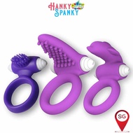 Stay Hard Vibrating Cock Ring For  Stronger Erection, Adult Men Sex Toys