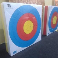 Official World Archery Target Face - Center 6 Rings With Foam Butt