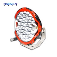 [ 2 pcs ] Aurora GR7 9" Led Driving Spotlight With Side Shooter Offroad Overland Adventure [