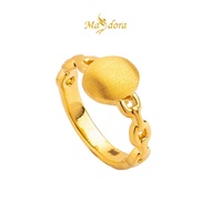 MASDORA 999 Gold Ring Rings Cincin Emas ~ Brushy Anchor Chain (EMAS 999/24K)
