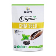Zestiva Organic Chia Seeds, 500G. New stock!