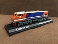 Miniatur Kereta Api Lokomotif CC 201 Merah Biru Hidung miring