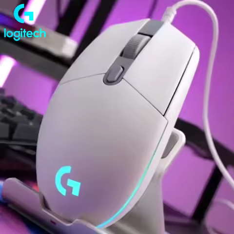 Original Logitech G304/G102 Lightsync RGB Mouse: 1ms Report Rate, 8000 DPI Sensor, 6 Custom Buttons,