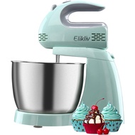 "(USED) Elikliv Stand Mixer, Electric 2 in 1 Hand Mixer 5 Speeds with 3L Stainless  Steel Bowl, Food Kitchen Mixer Eggs