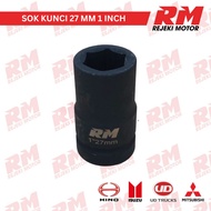 MATA 27MM IMPACT SOCKET WRENCH 1 INCH 27 MM TRUCK WHEEL SHOCK WRENCH 27 IMPACT TRUCK WHEEL SHOCK WRE
