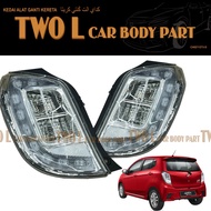 ready stock perodua axia 2014 axia rahmah se tail lamp t lamp clear albino lampu belakang axia 2015 