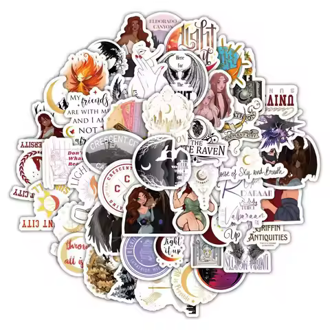 10/60pcs Crescent City To Live To Love Knowing That It Might Stickers Bike Luggage Skateboard Waterp