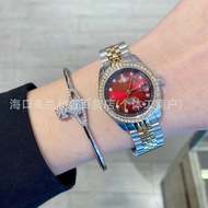 2024 Empress Dowager West Cherries Watch Strap Diamond Watch