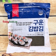 Rong Biển cuộn Cơm Sushi Kimbap Hàn Quốc (100 lá/gói) 240G