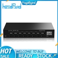 2.5Gb 8 Port Network Switch 2.5Gbps Unmanaged Ethernet Switch with 10Gb SFP+ Slot Home Lab Small Set