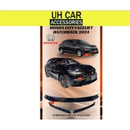 HONDA CITY HATCHBACK 2024 RS FACELIFT 2024 GN5 FRONT GRILLE TOP MOULDING GARNISH EYE LIP GLOSS BLACK