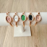 Oval Watch Vintage Quartz Movement Wrist Watch Niche Quartz Watch