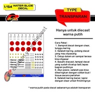 T282 Transparent Hotwheels Decal 1/ Ferrari F40 Tokyo Auto Salon64 Hot Wheels Ferrari F1