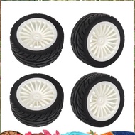 4Pcs Rubber Tires Tyre Wheel for SG1603 SG1604  1603  UD1601 UD1602 UD1603 UD1604 1/16 RC Car Upgrad
