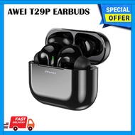 Awei T29P True Wireless Earbuds Bluetooth 5.0 with LED Digital Display-Black