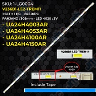 Backlight TV Samsung 24 Inch UA24H4053AR UA24H4100AR UA24H4150AR UA24H4003AR V236B1-LE2-TREM11