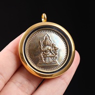 สร้อยคอจี้พระพุทธเจ้าเงินแท้ Acrylic Case Limited Edition จี้พระพุทธเจ้าสี่หน้าดั้งเดิมของแม่ยี่ห้อ 