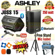 Speaker Aktif Portable Ashley Wireless Joss15 15 inch Bluetooth Original