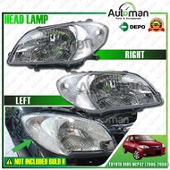 DEPO Toyota Vios NCP42 2006 - 2008 Front Headlamp Head Lamp Light Left Right (No Bulb)