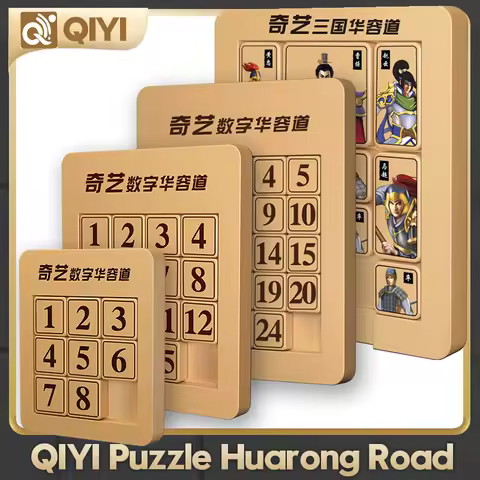 QIYI Puzzle Digital Magnetic Huarong Road 3x3 4x4 5x5 6x6 7x7 Learning Number Sliding Math Education