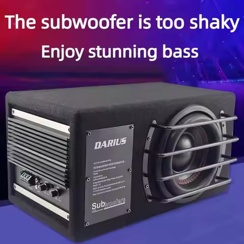 Subwoofer Car amplifier Car active subwoofer with built-in amplifier