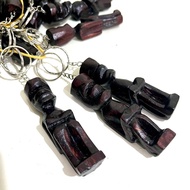 GANTUNGAN Asmat tribe ethnic wooden key chain / Unique Souvenir from Papua, Indonesia