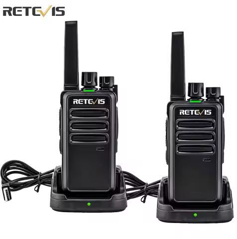 Retevis RT668 2pcs Walkie Talkies License-Free Two Way Radio 12H battery life Noise reduction Portab