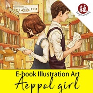 E-book Illustration Art - AeppolGirl illustration / PDF