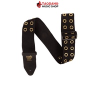 Ernie Ball Premium Strap สี Hole Lotta Metal Gold สายสะพายกีต้าร์ Ernie Ball Guitar Strap - เต่าแดง