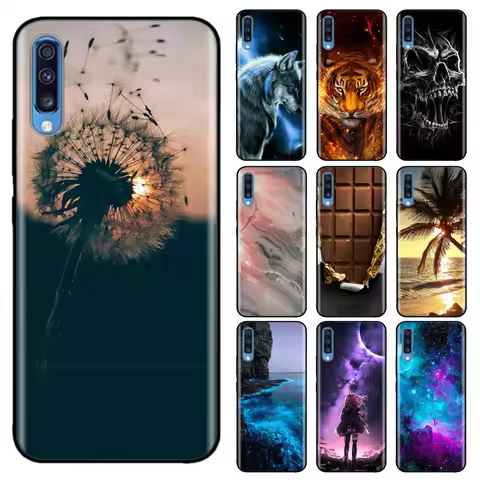 For Samsung A30 A20 A50 A70 Case TPU Cover For Samsung Galaxy A70 Back Cover A 70 A705 A705FN Silico