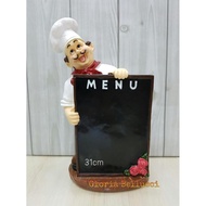 NEW PRODUCT!! Chef Display Statue Cafe Bakery Bar/
