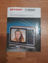 Katalog/brosu jadul TV berwarna Sharp dan JVC