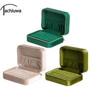 [Tachiuwa] Travel Jewelry Box Collection Box Velvet Jewelry Box for Rings Earrings Stud
