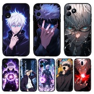 for OPPO A57E A58 A58X A59F1s A60 A74 A76 A77F3 A78 A79 Anime Gojo Satoru A,7 4Y23 TPU Black Soft Si