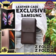 Sarung Hp Samsung Z Fold 3, Z Fold 2 Ikat Pinggang Leather Pouch Promo