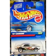 Hotwheels Chevy Camaro 67 silver US card