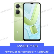 Vivo Y03t Y18 4/128GB RAM 4GB ROM 128GB 13MP Kamera 15W FlashCharge Garansi resmi 1 Tahun Bisa COD