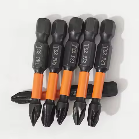 1pc Impact Screwdriver Bit PH1 PH2 PH3 PHZ1 PZ2 PZ3 Magnetic Batch Head Electric Screwdriver 1/4Inch