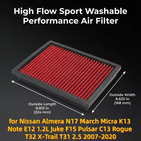 for Nissan Almera N17 March Micra K13 Note E12 1.2L Juke F15 Pulsar C13 Rogue T32 X-Trail T31 2.5 20
