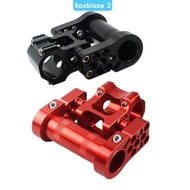 [BAOBLAZE2] Adjustable Double Stem Folding Bike Stem Riser Bicyle Handlebar Stem 25.44mm