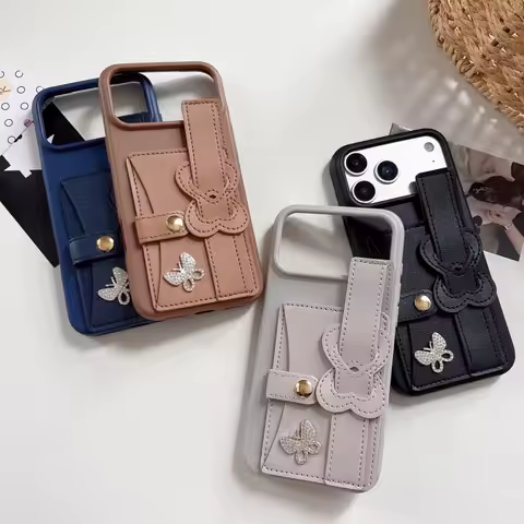 Wristband Holder Flip Wallet Phone Case For Realme 5 8 15 16 Pro Plus 12X 15X 15T 5G 5S 5i 6i 9i C3 