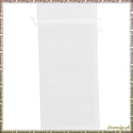 [S D K G] 20Pcs Sheer Organza Wine Bags 14X37cm Reusable Simple Bottle Wrap Dresses Festive Packagin