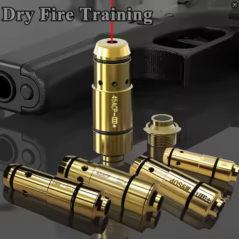 Tactical Training Laser G-Sight Bullet 7.62x39 9mm 9x19mm .38super 12GA cal 44mag Dry Fire Magazine 