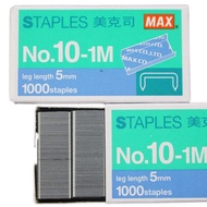 MAX MAX NO. 10 Staples NO.10-1M/Small Box 1,000pcs 10 Staples - Full
