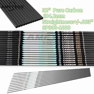 AMEYXGS 32"  Pure Carbon Arrows Shaft ID4.2mm .003" SP300-1000 Recurve Bow Compound Bow