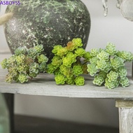 ASBOYSS Mini Artificial Cactus Plant, Plastic 24 Heads Artificial Succulent Plant, Simulation Cactus