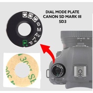 TOMBOL Dial Mode Plate Canon 5D3 5DIII Interface Button Close Button Cap Camera Canon EOS DSLR 5D3 5