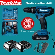 Makita original cordless drill 2 battery cordless drill impact industrial heavy duty professional hand drill