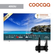 BEKAS! COOCAA 40S3U LED TV 40 Inch Digital Smart TV + bracket